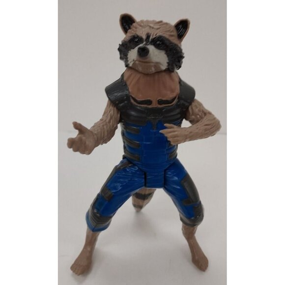 Rocket Raccoon Figure with Weapon Hasbro Titan Hero - Picture 2 of 4
